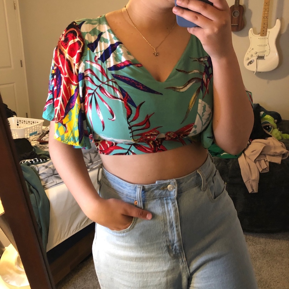 Floral Crop Top